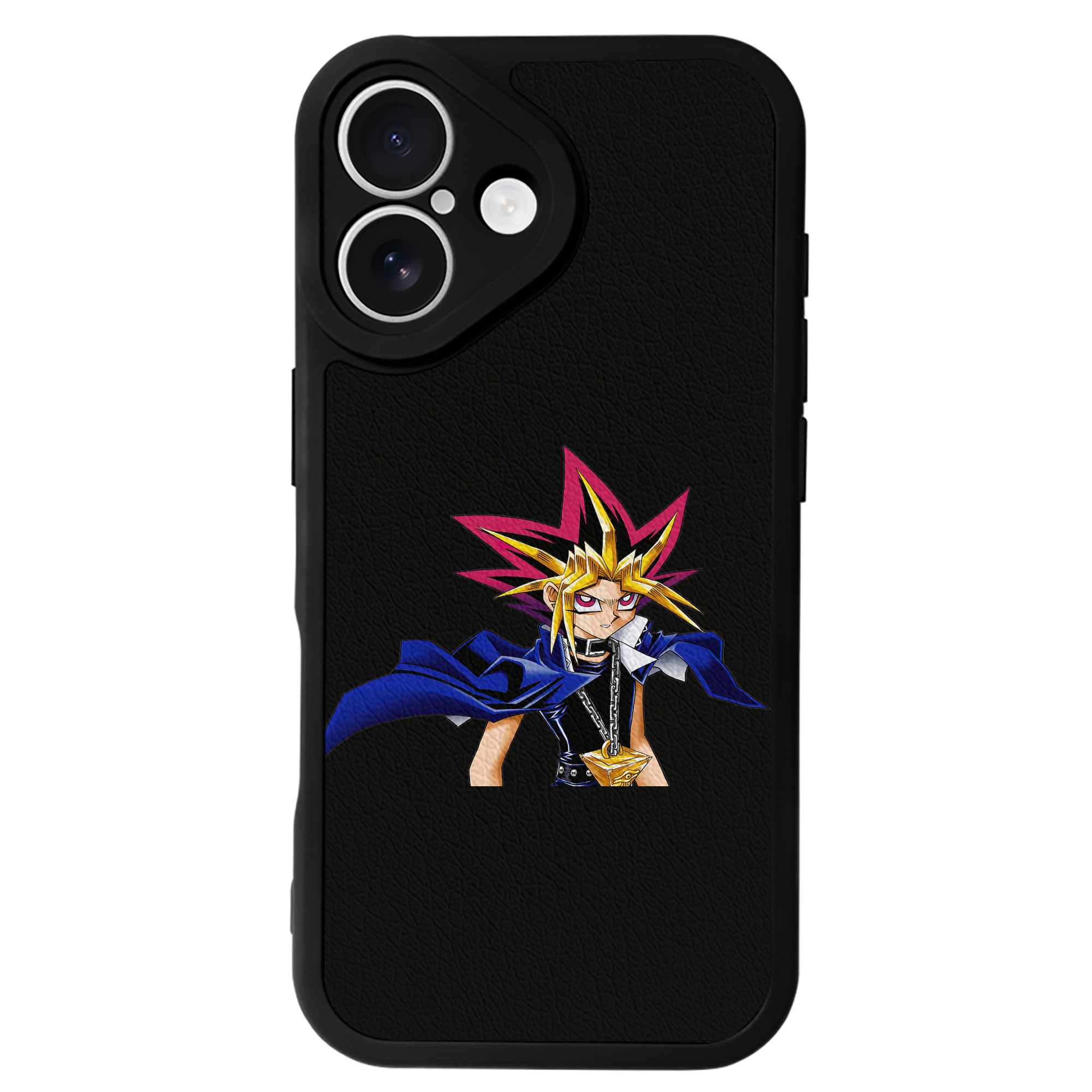 遊☆戯☆王 Yu-Gi-Oh! 【iPhone 16シリーズ対応】シリコンスマホケース（レザー調） 材質：シリコン